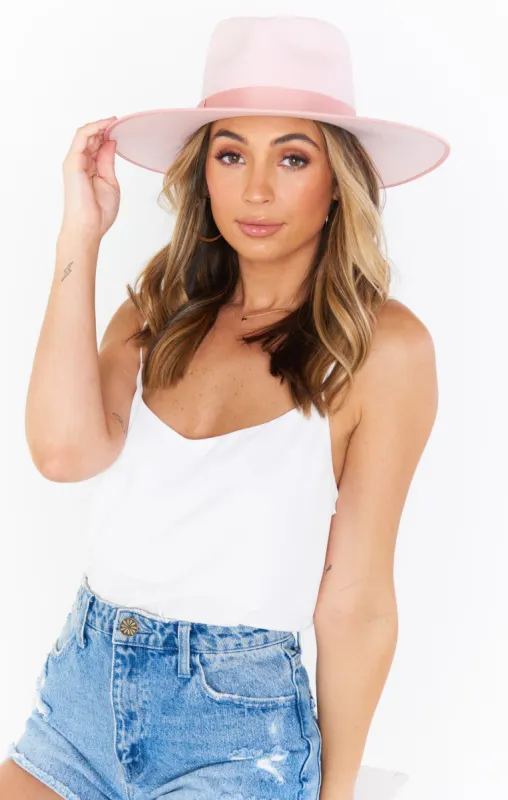 Lack of Color Stardust Rancher Hat ~ Light Pink sold by Show Me Your MuMu