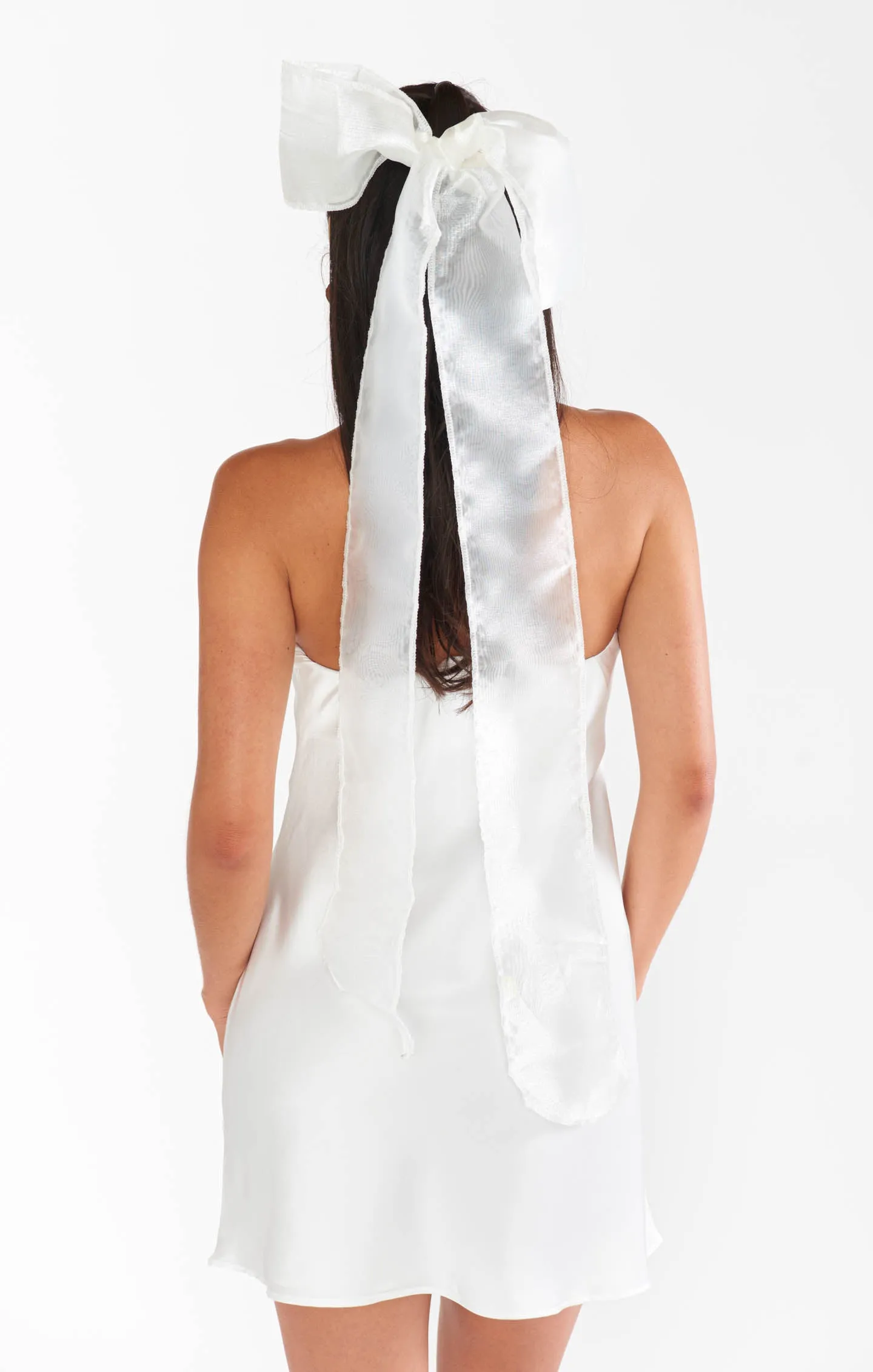 Giant Organza Hair Bow ~ Ivory sold by Show Me Your MuMu product image thumbnail 3