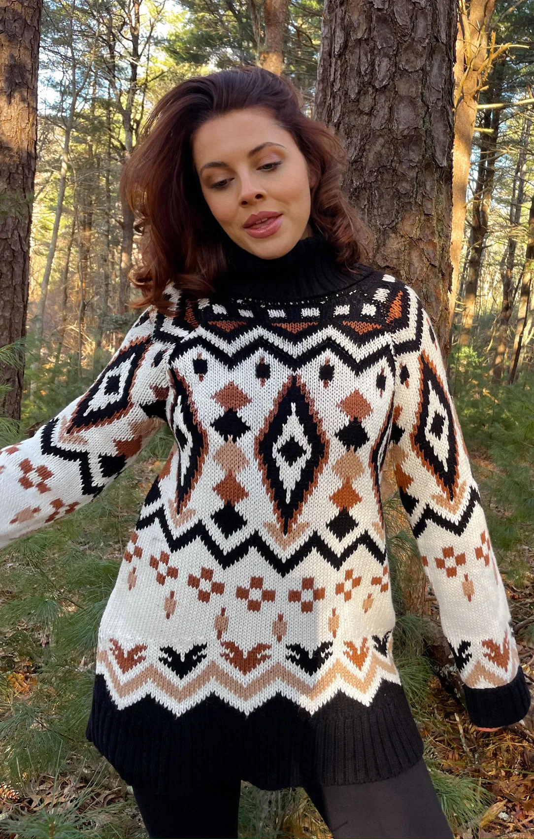 Vail Sweater ~ Neutral Faire Isle sold by Show Me Your MuMu