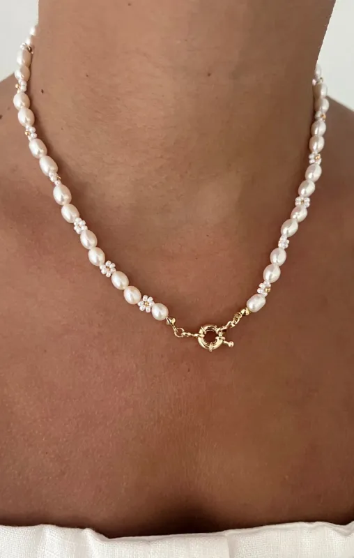 ALV Jewels Clara Necklace ~ Ivory sold by Show Me Your MuMu