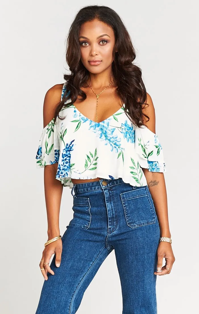 Sadie Ruffle Crop Top sold by Show Me Your MuMu product image thumbnail 2