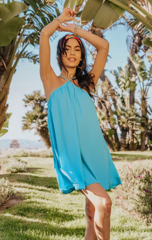 Lexington Mini Dress ~ Summer Blue sold by Show Me Your MuMu