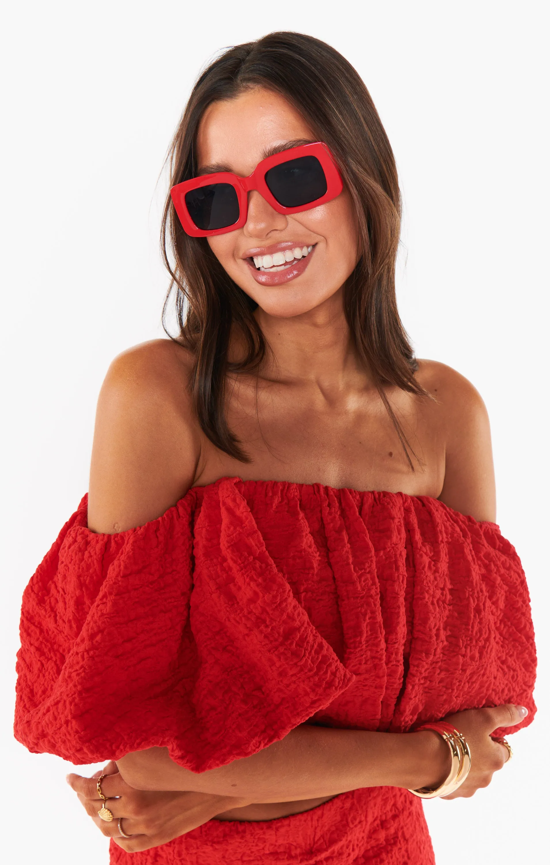 Ruby Sunglasses ~ Red sold by Show Me Your MuMu