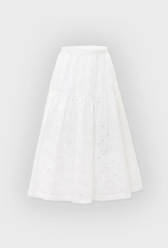 Vesper Skirt - Off White sold by Shrimps