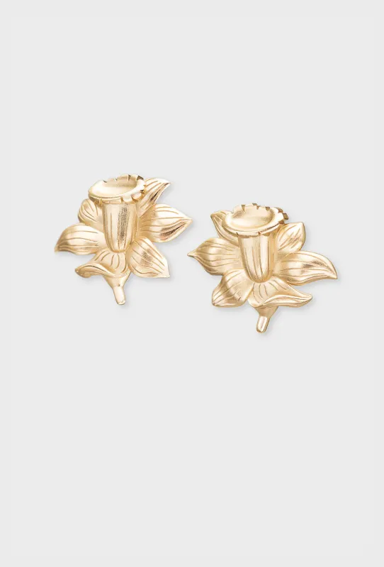 Bee Earrings - Gold made by Shrimps