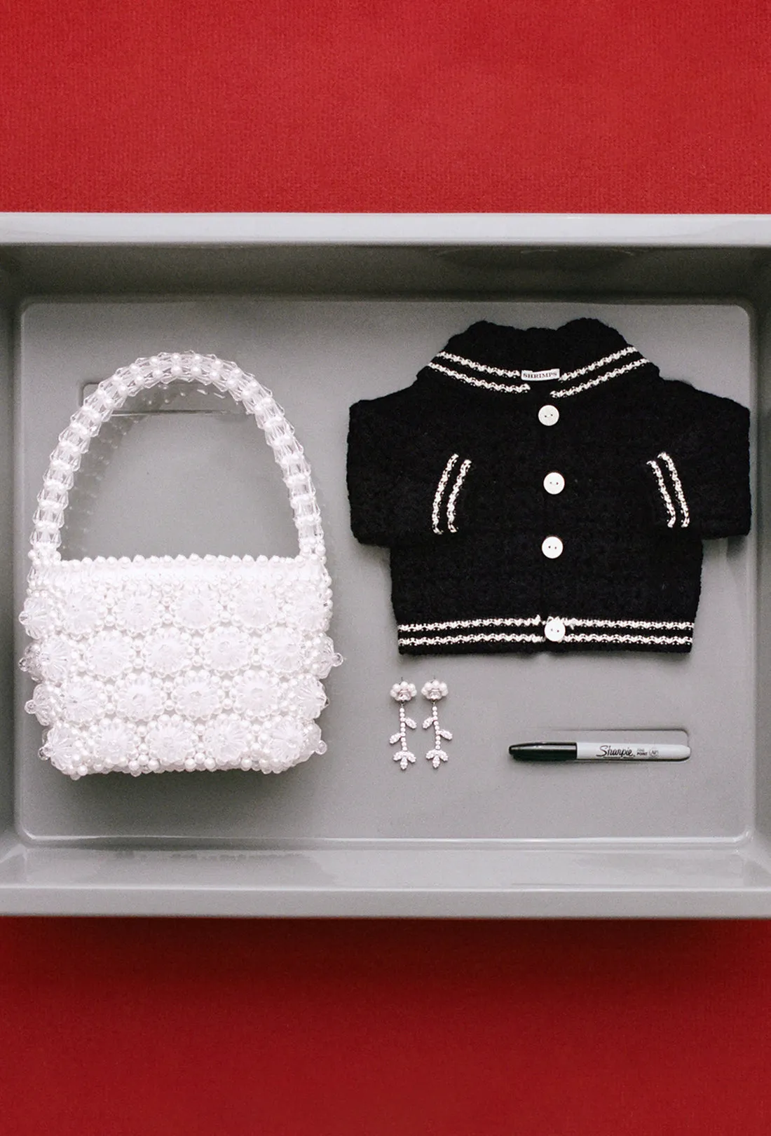 Shelly Bag - Cream/Clear sold by Shrimps product image thumbnail 2