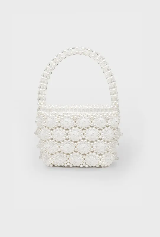 Shelly Bag - Cream/Clear sold by Shrimps
