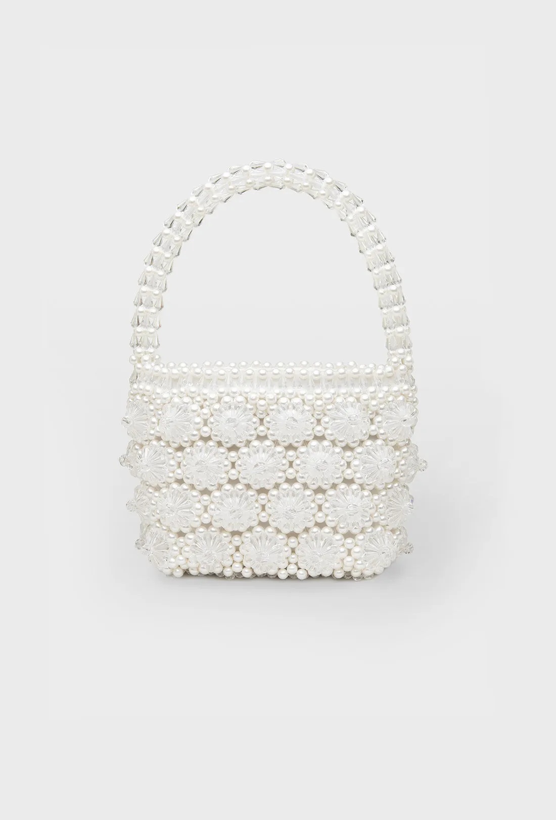 Shelly Bag - Cream/Clear sold by Shrimps