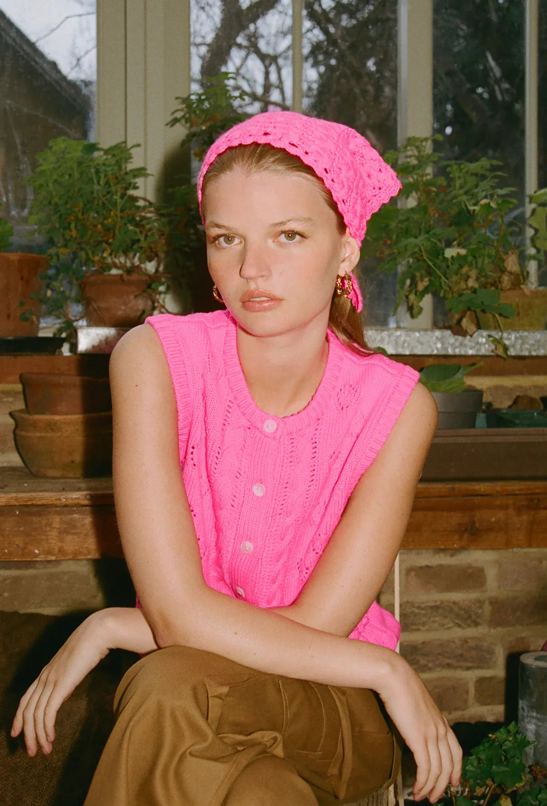 Arden Vest - Hot Pink sold by Shrimps product image thumbnail 2