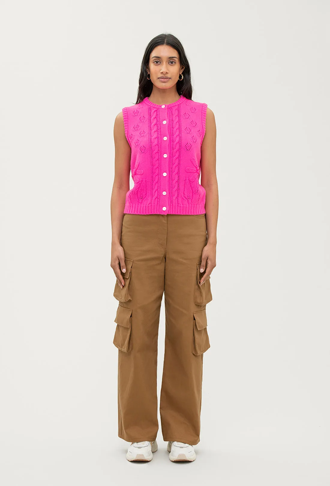 Arden Vest - Hot Pink sold by Shrimps product image thumbnail 5