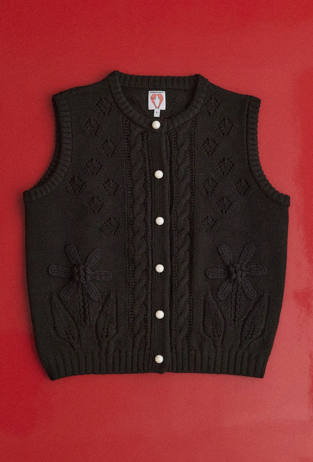 Arden Vest - Black sold by Shrimps product image thumbnail 2