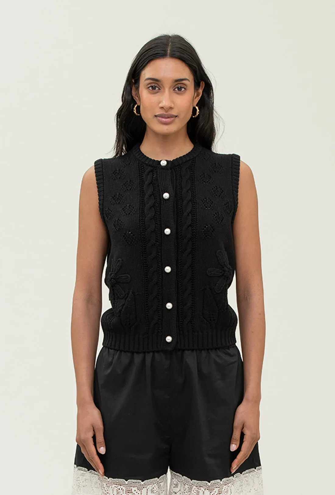 Arden Vest - Black sold by Shrimps product image thumbnail 3