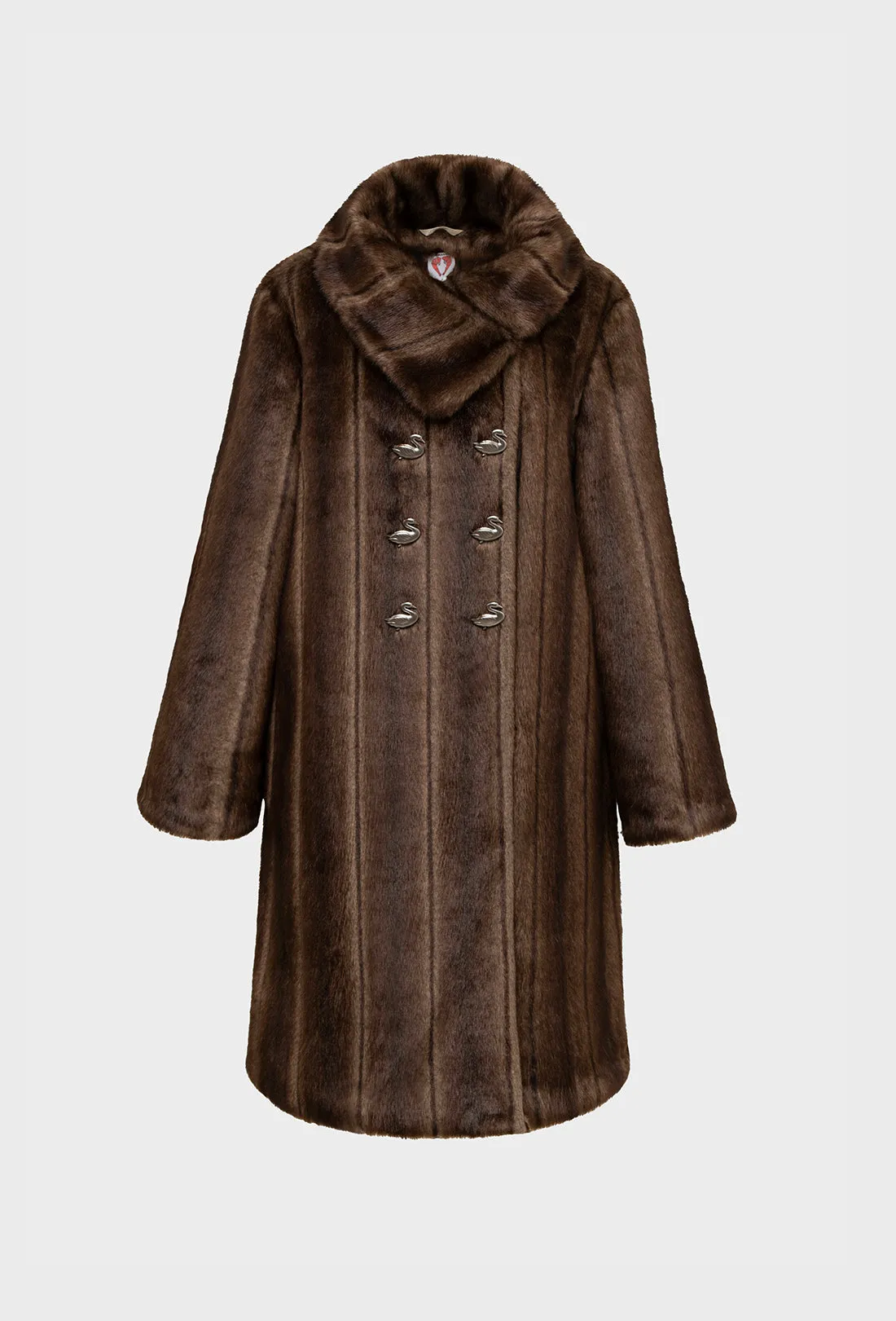 Vincent Coat - Faux Mink sold by Shrimps