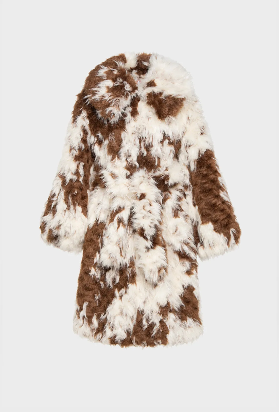 Lincoln Coat - Faux Cowhide sold by Shrimps