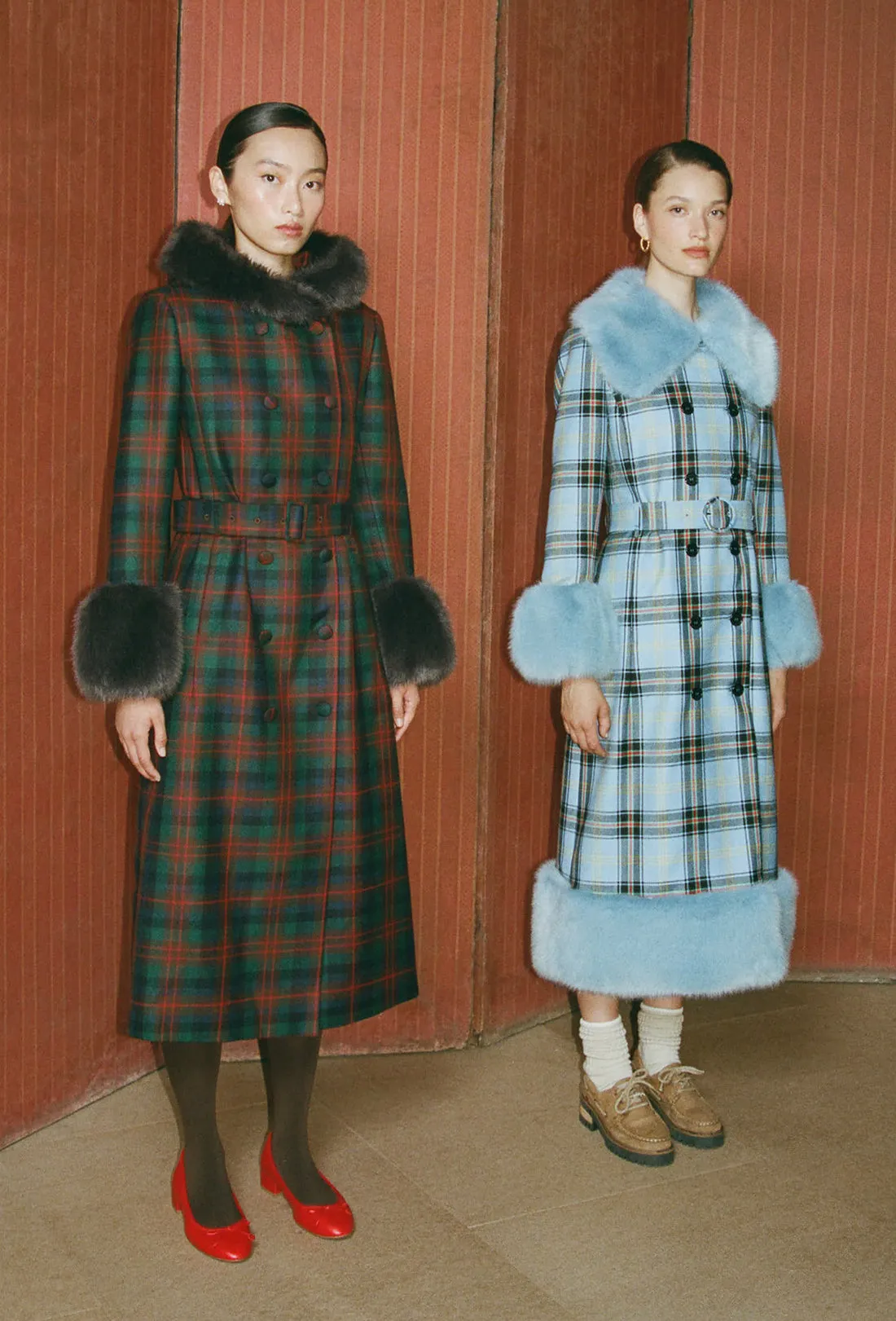 River Coat - Blue Tartan sold by Shrimps product image thumbnail 3