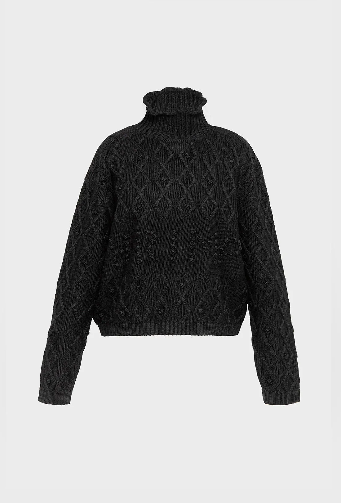 Cornelia 'Shrimps' Jumper - Black sold by Shrimps