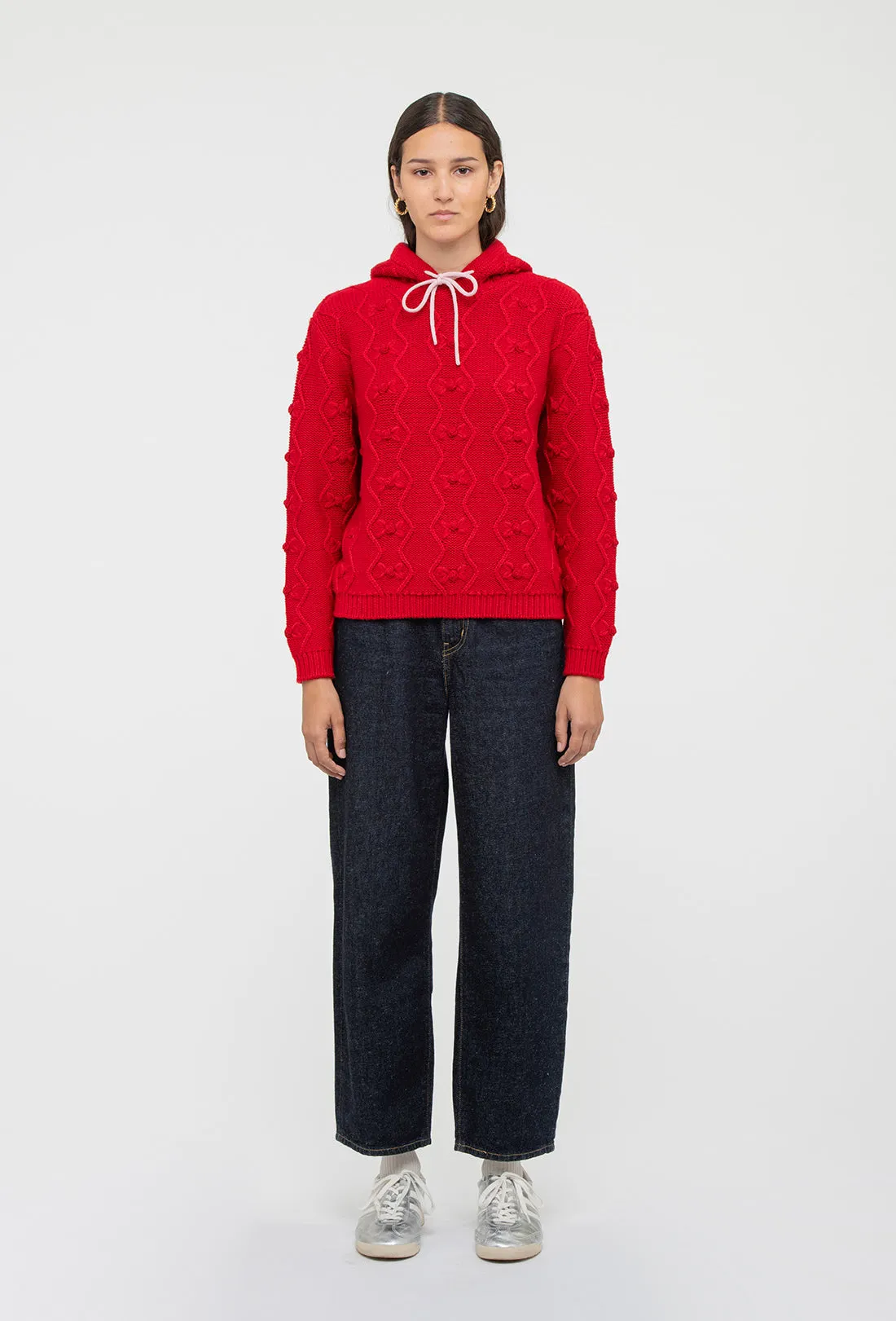 Junie Hoodie - Rose Red sold by Shrimps product image thumbnail 4