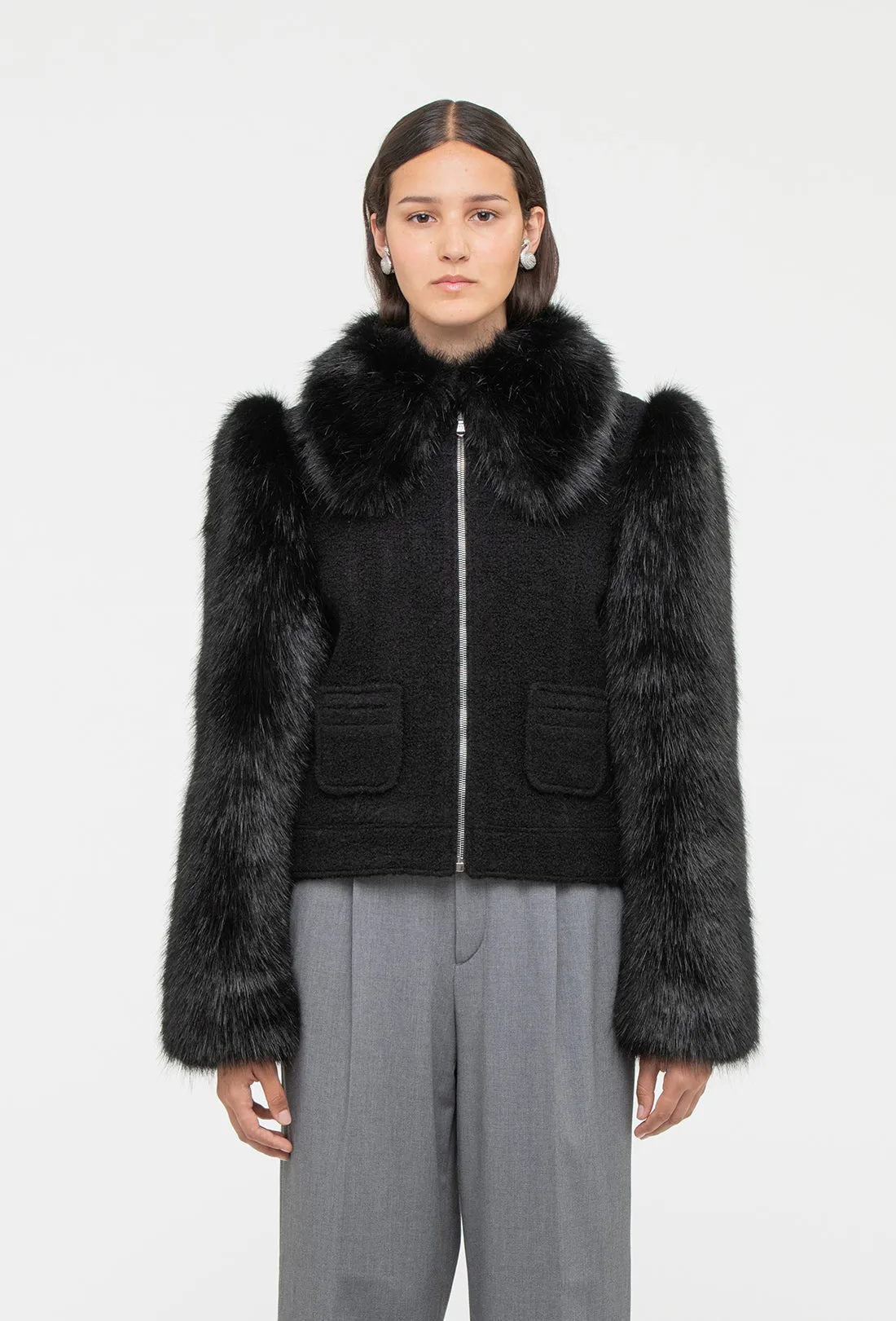 Otis Jacket - Black sold by Shrimps product image thumbnail 3