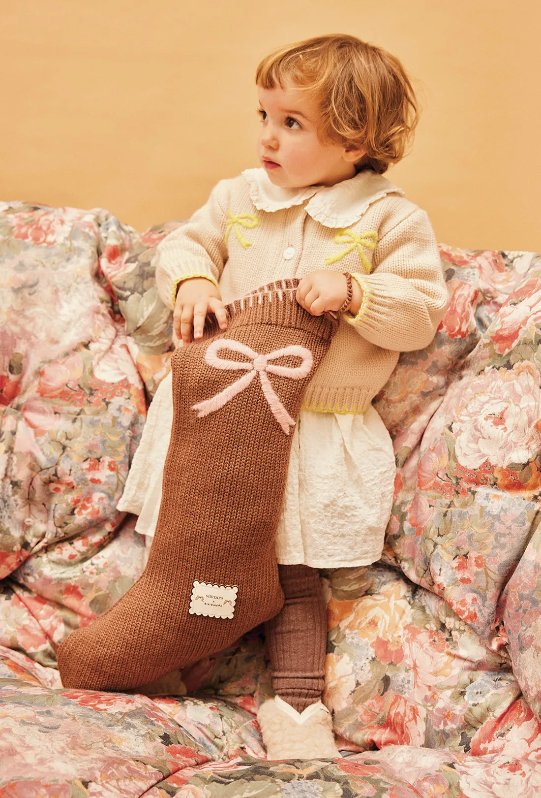 Shrimps x BINIBAMBA Carmel Stocking - Bruno/Rose sold by Shrimps product image thumbnail 4