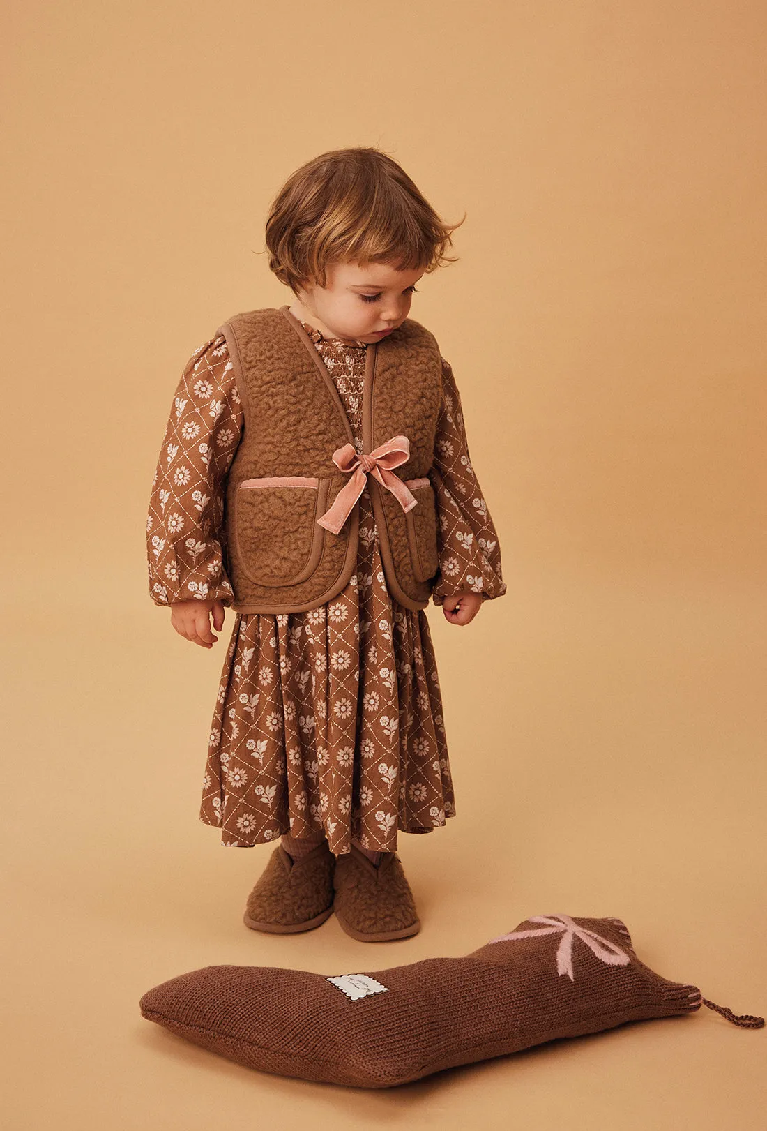 Shrimps x BINIBAMBA Carmel Stocking - Bruno/Rose sold by Shrimps product image thumbnail 3