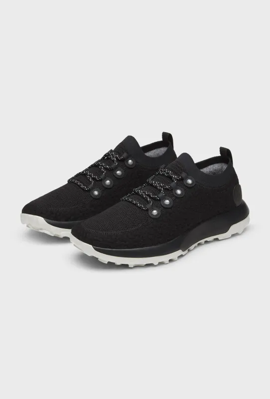 Shrimps x Allbirds Trail Runner Fluff - Black/Pearl sold by Shrimps