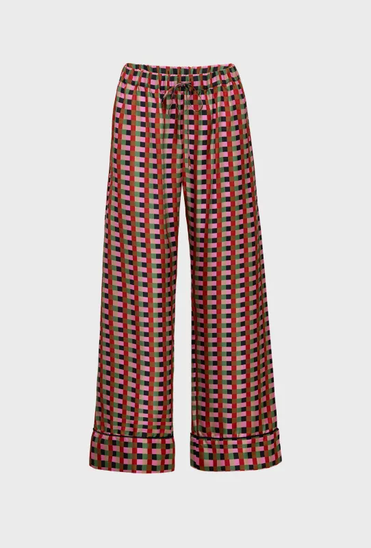 Nixi Pyjama Bottoms - Multi/Grid - Final sale sold by Shrimps