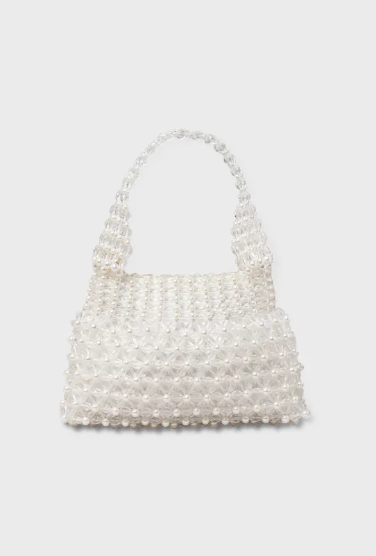 Mini Quinn Bag - Cream and Clear made by Shrimps