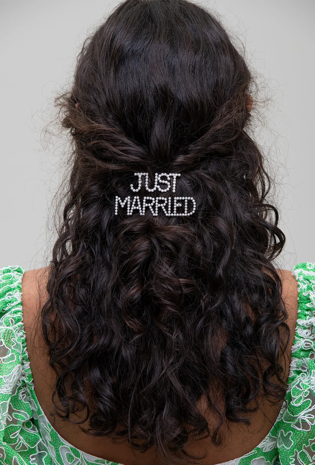 'Just Married' Hair Clips sold by Shrimps product image thumbnail 2