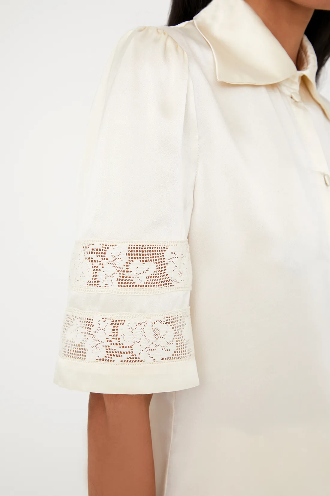Clematis Blouse - Ivory/Off-white sold by Shrimps product image thumbnail 5