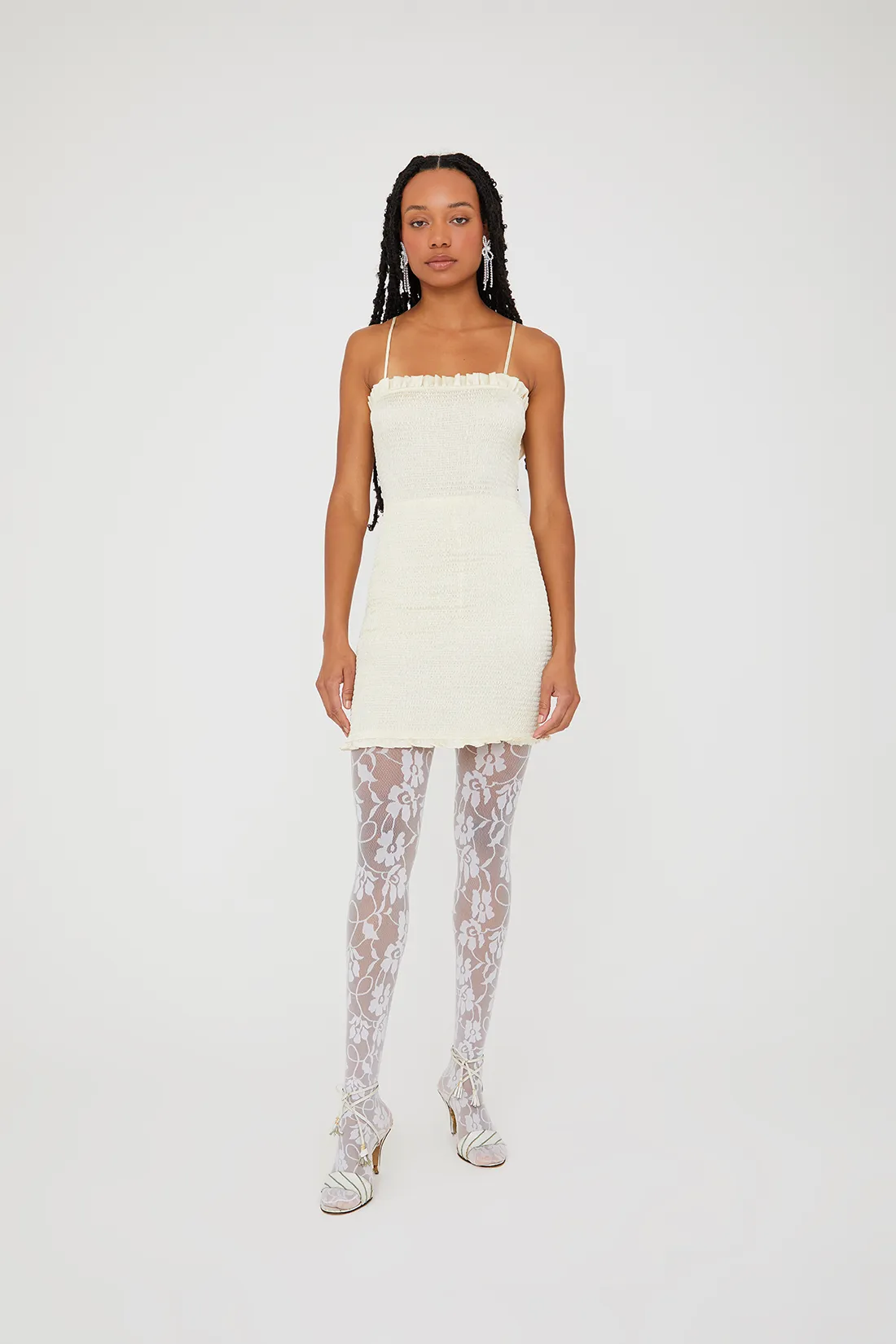 Isadora Dress - Ivory sold by Shrimps product image thumbnail 4