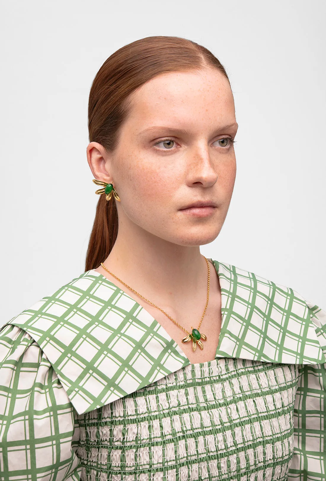 Sophia Necklace - Gold/Green sold by Shrimps product image thumbnail 3