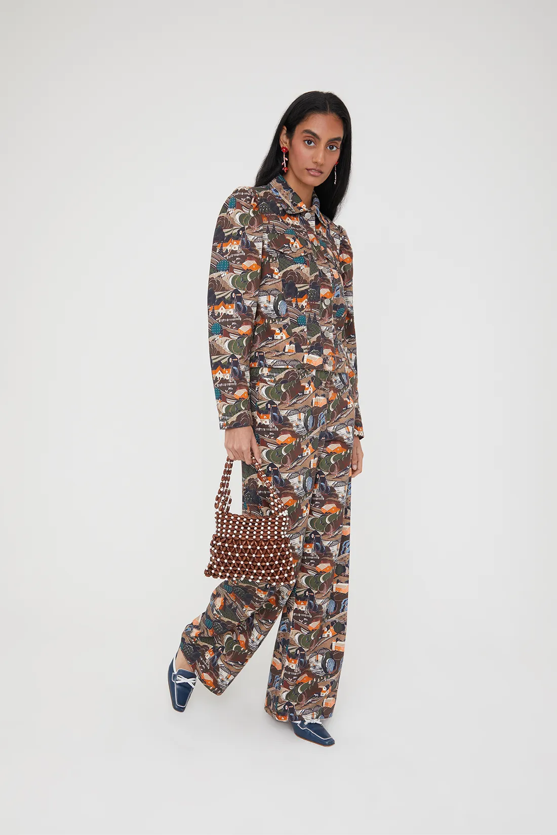 Jemima Trousers - Americana sold by Shrimps product image thumbnail 5