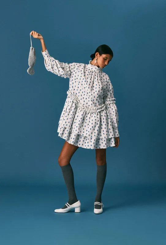 Irene Dress - Delft Flower made by Shrimps