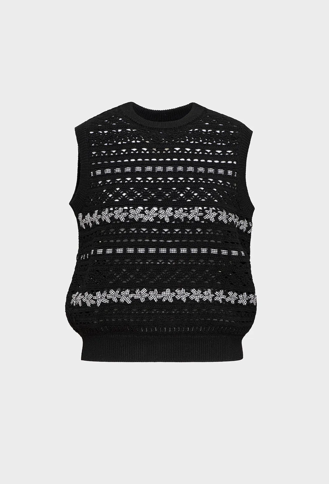 Salem Vest - Black Gingham sold by Shrimps product image thumbnail 2