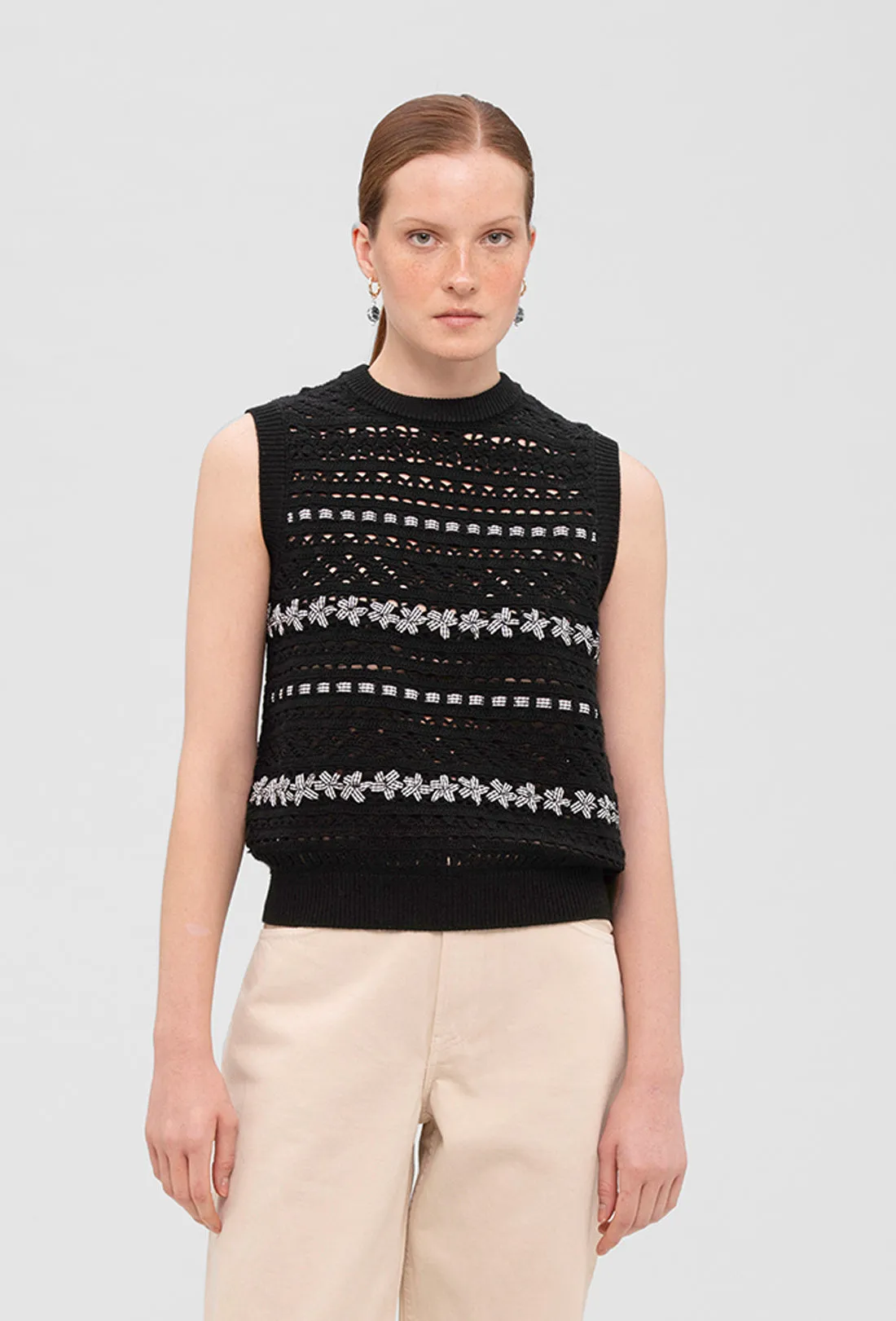 Salem Vest - Black Gingham sold by Shrimps product image thumbnail 3