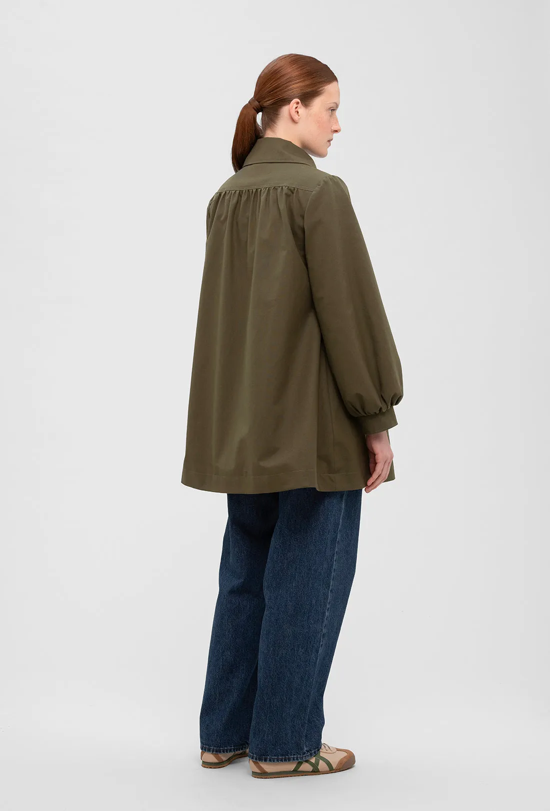 Hector Trench Coat - Caper Green sold by Shrimps product image thumbnail 5