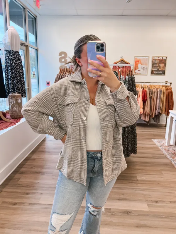 Peyton Shacket sold by Sienna Sky