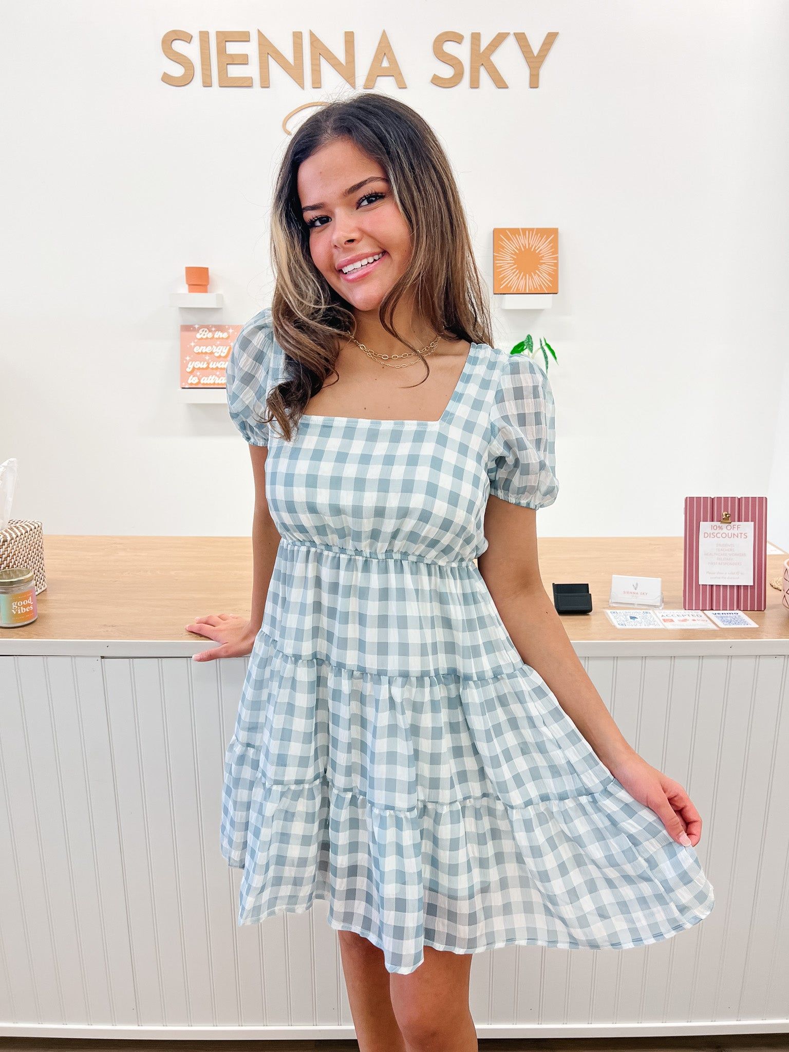 Sofia Dress sold by Sienna Sky