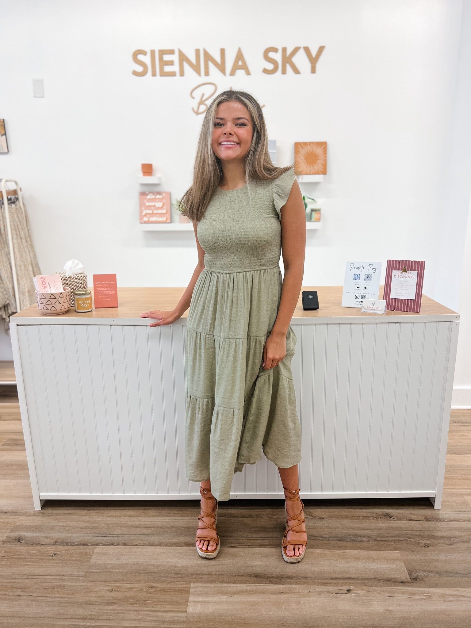 Adriana Dress sold by Sienna Sky