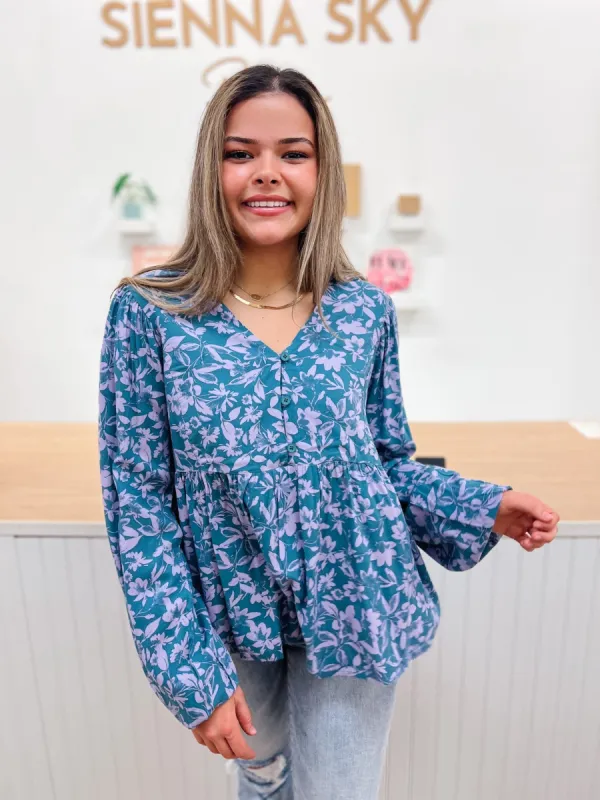 Bristol Babydoll Top sold by Sienna Sky