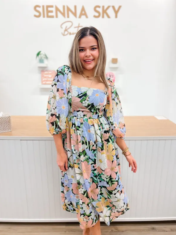 Topanga Midi Dress sold by Sienna Sky
