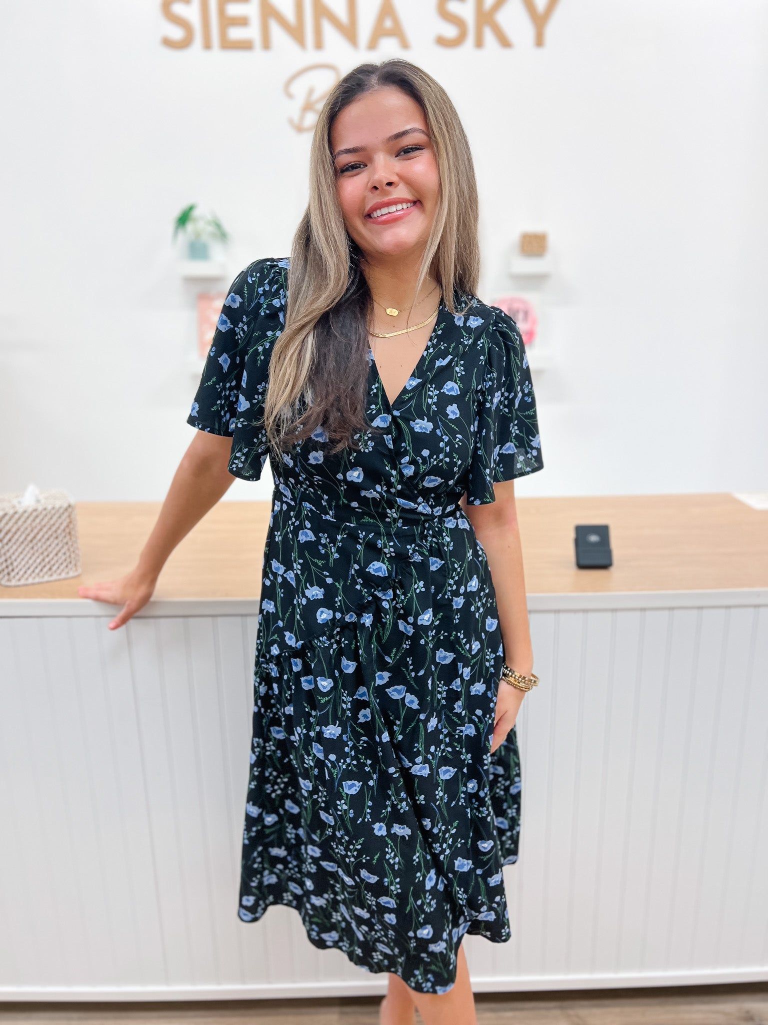 June Midi Dress sold by Sienna Sky