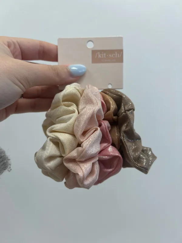 Metallic Scrunchie Set sold by Sienna Sky