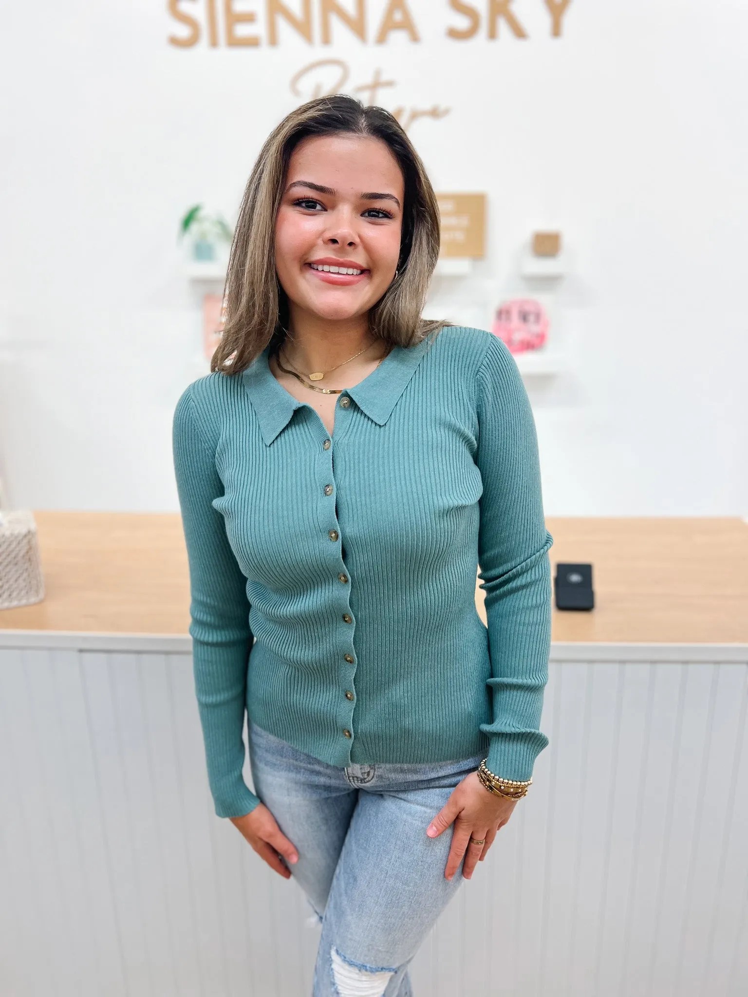 Sage Sweater Top sold by Sienna Sky product image thumbnail 5