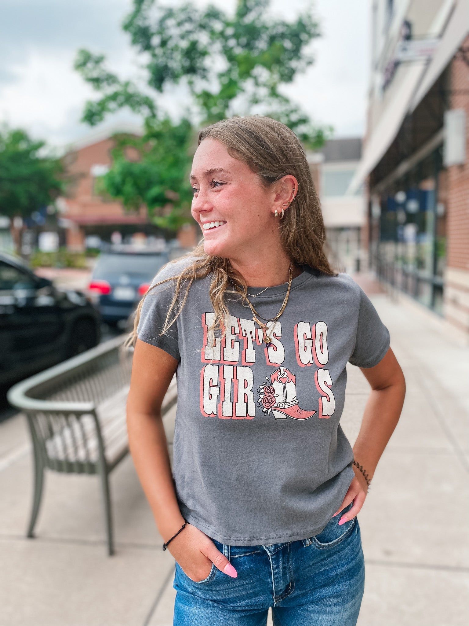 Lets Go Girls Tee sold by Sienna Sky