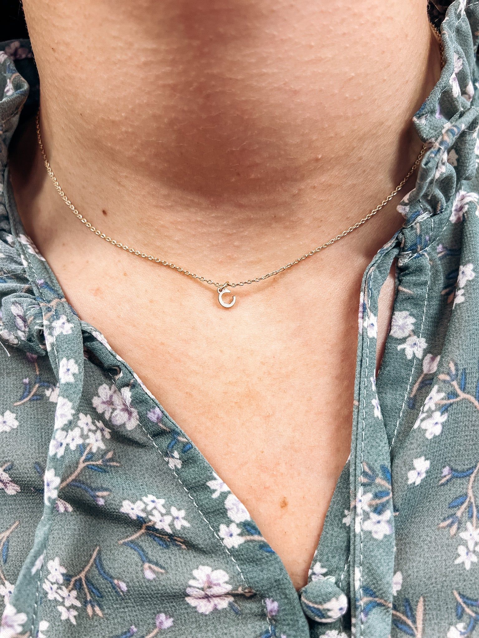 Dainty Love Initial Necklace sold by Sienna Sky product image thumbnail 2