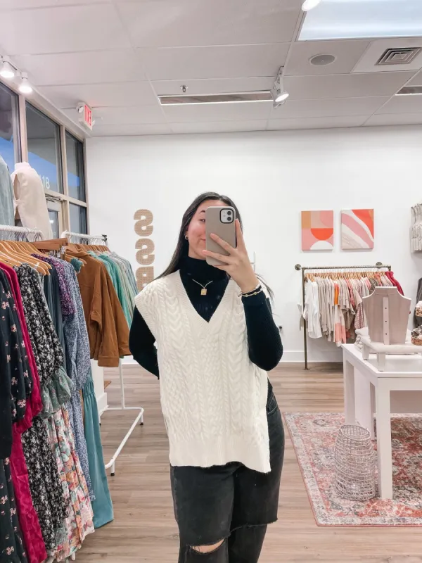 Alexandra Sweater Vest sold by Sienna Sky