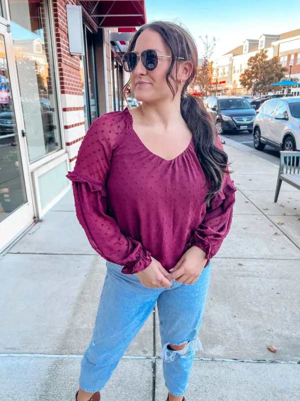 Merlot Top sold by Sienna Sky