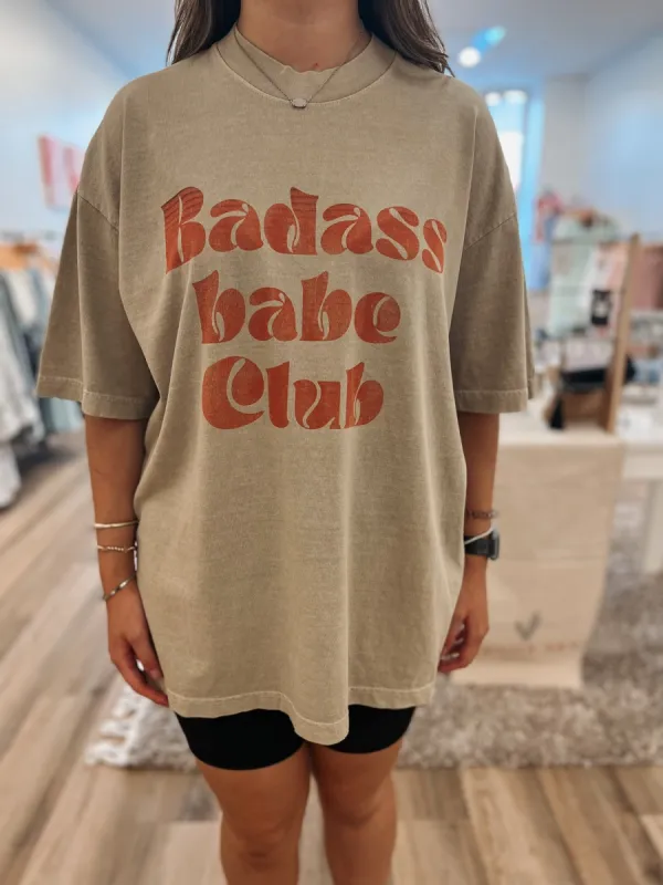 Badass Babe Club Tee sold by Sienna Sky
