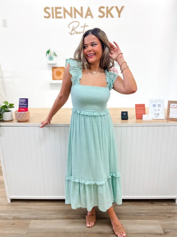 Reagan Midi Dress sold by Sienna Sky